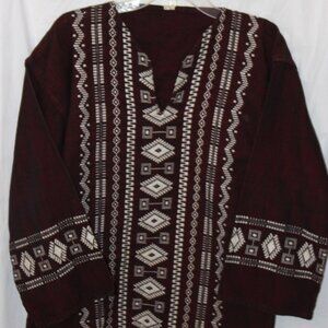 Boho Hippie Women's Pullover Embroidered
